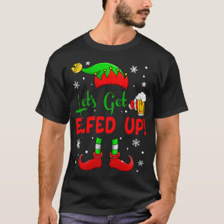 Camiseta Vamos Enche O Bebendo Engraçado Natal 2021 O