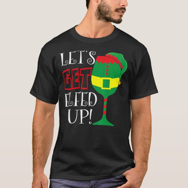Camiseta Vamos Enche O Vinho De Natal 1 (Frente)