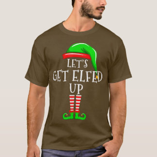 Camiseta Vamos Encher A Família Elf Correspondendo Ao Natal