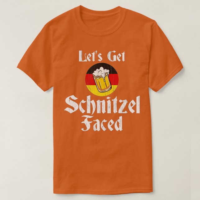 Camiseta Vamos Enfrenta Schnitzel Cerveja Alemã Oktoberfest (Frente do Design)