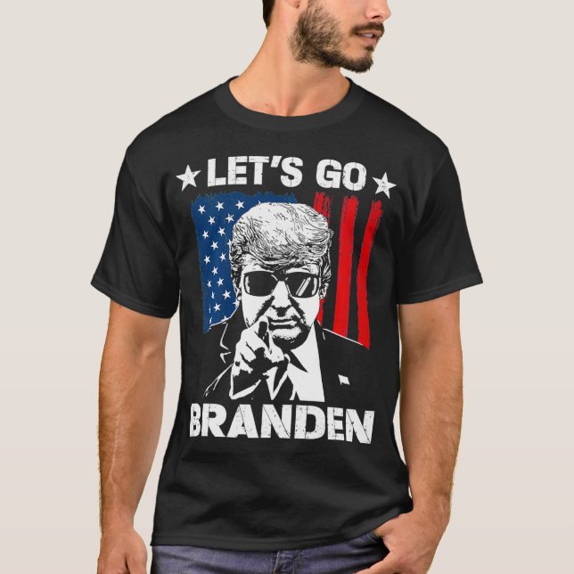 Camiseta Vamos Engraçado Vai Branson Brandon (Frente)