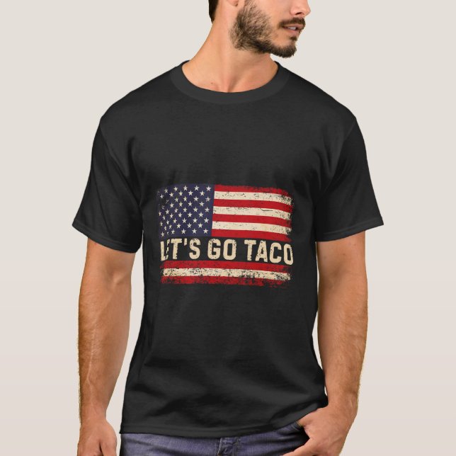 Camiseta Vamos Engraçado Vai Taco 23 (Frente)