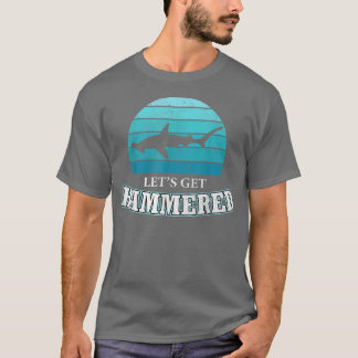 Camiseta Vamos Enterrar O Tubarão-Hammerhead A Semana Toda