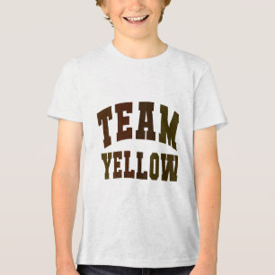 Camiseta Vamos Equipe Amarelo De Jogo De Camp De Verão Sp