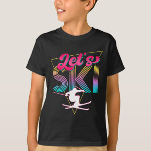 Camiseta Vamos Esqui Retro 80s Skiing Party Outfit 90s Skie