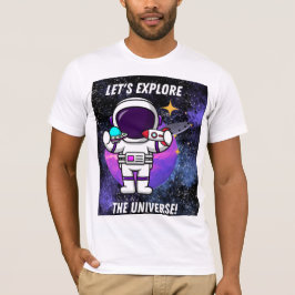 CAMISETA VAMOS EXPLORAR O UNIVERSO