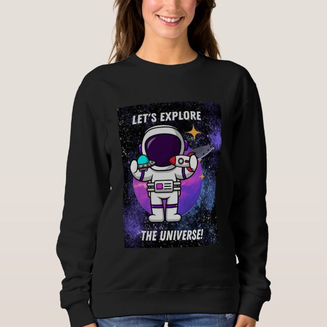 Camiseta Vamos explorar o universo (Frente)
