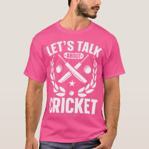 Camiseta Vamos Fala Sobre Cricket Cricket Player Te
