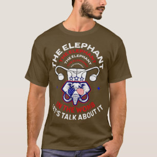 Camiseta Vamos Falar Do Elefante No Feminista 