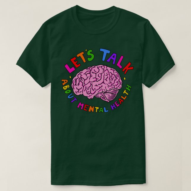 Camiseta Vamos Falar Sobre Saúde Mental (Frente do Design)