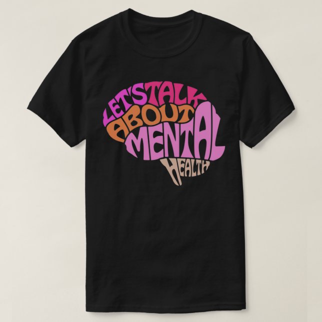 Camiseta Vamos Falar Sobre Saúde Mental (Frente do Design)