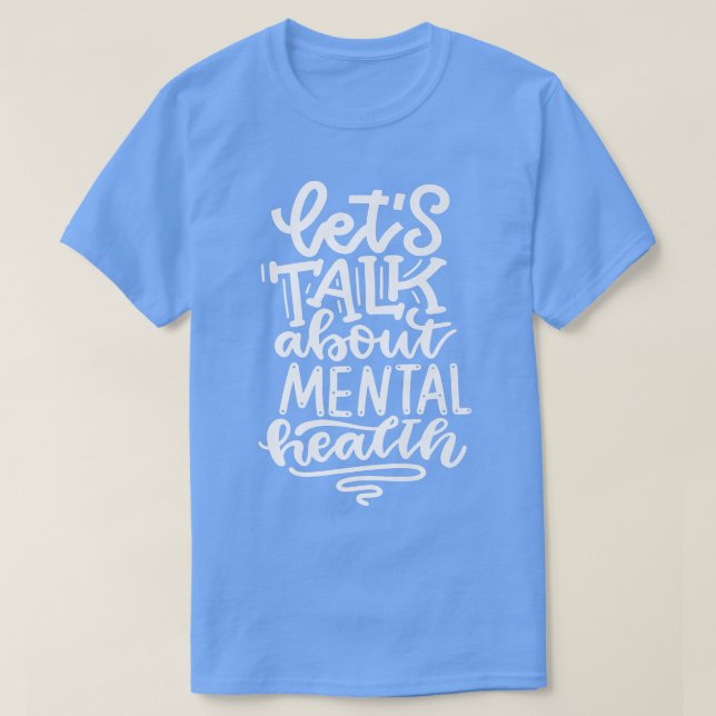 Camiseta Vamos Falar Sobre Saúde Mental2943 (Frente do Design)