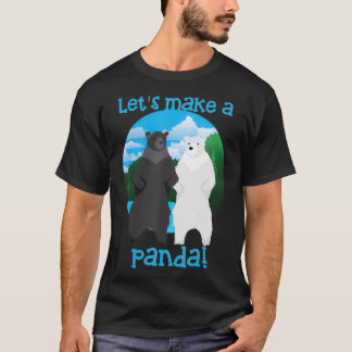 Camiseta Vamos Faz Um Panda Legal Com Presente De Ursos De