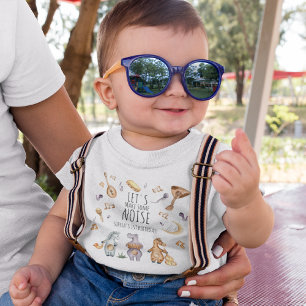 Camiseta Vamos Fazer Barulho! Animais Africanos 1º Aniversá