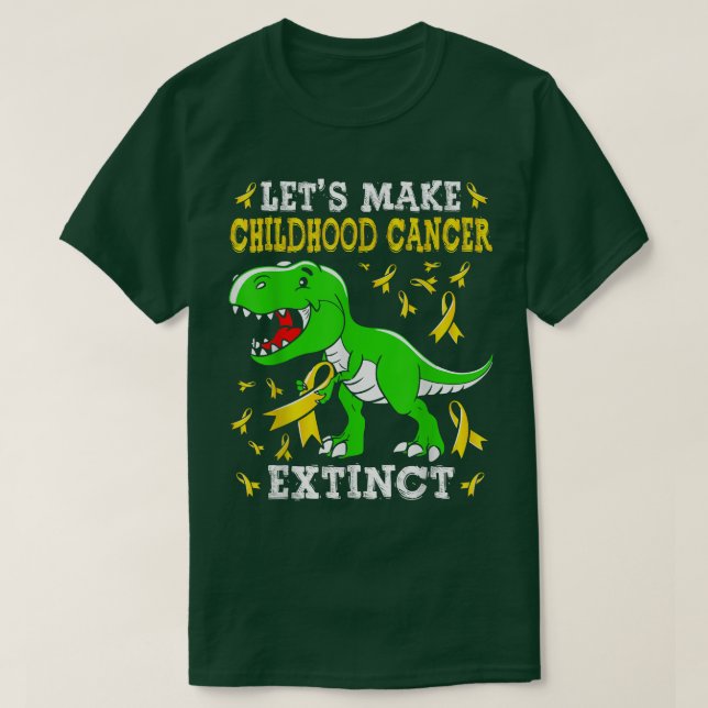 Camiseta Vamos Fazer Com Que O Dinossauro Trex G Seja Extin (Frente do Design)