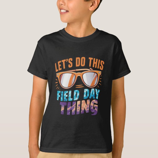 Camiseta Vamos Fazer Esse Óculos de Sol do Dia de Campo Pro (Frente)