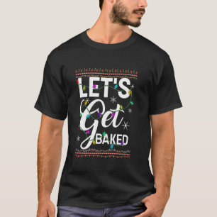 Camiseta Vamos Fazer Natal Engraçado Xmas Feio Luzes Xm