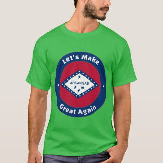 Camiseta Vamos fazer o Arkansas grande novamente Oversized