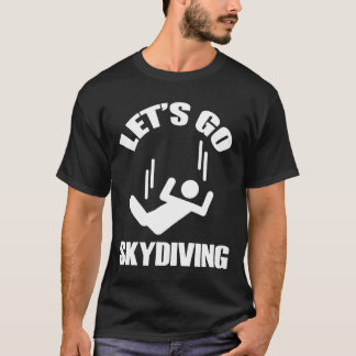 Camiseta Vamos fazer paraquedismo