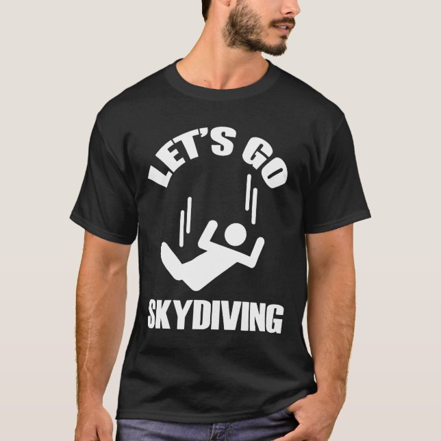 Camiseta Vamos fazer paraquedismo (Frente)