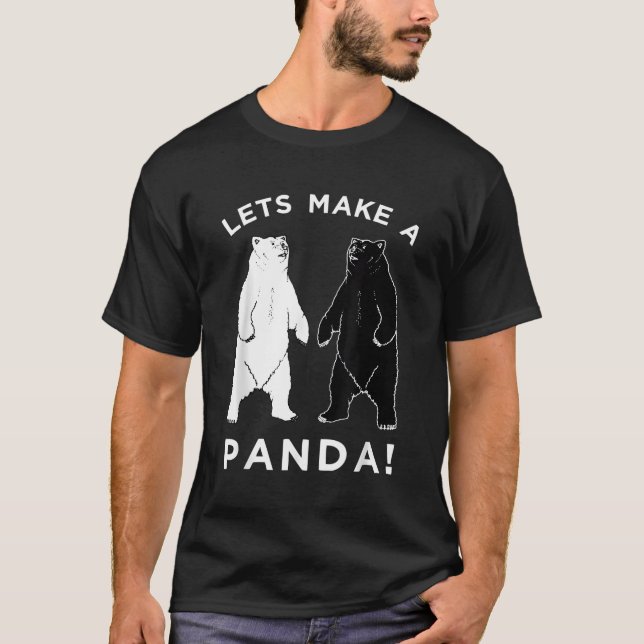 Camiseta Vamos Fazer Um Urso De Panda (Frente)