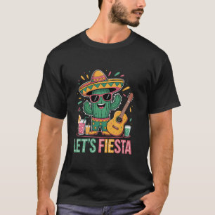 Camiseta Vamos Festa Festa Mexicana 5 De Maio Engraçado Cin