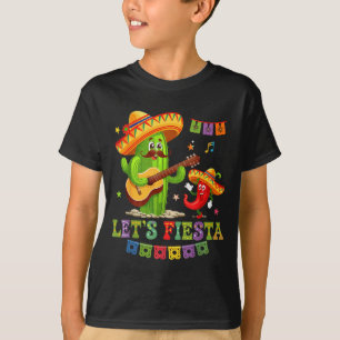 Camiseta Vamos festa mexico festa taco guitarra cacto cinc