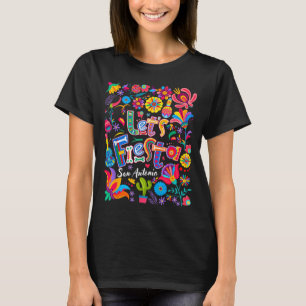 Camiseta Vamos Festa San Antonio Floral Engraçado Cinco De 