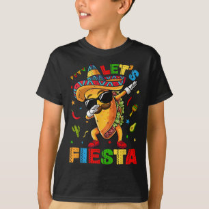 Camiseta Vamos Festa Tacos Dançando Cinco De Maio Mexicano