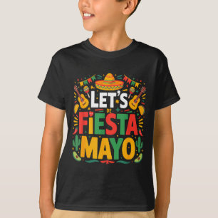 Camiseta Vamos festar festa mexicana 5 de maio engraçado ci