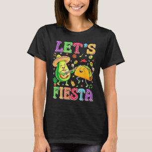 Camiseta Vamos Festejar Abacate Mexicano Cinco De Maio