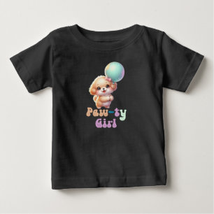 Camiseta Vamos Festejar Aniversário de Cachorrinho