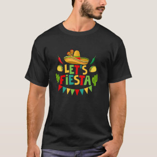 Camiseta Vamos Festejar Cinco De Mayo Festa Mexicana 5 De M