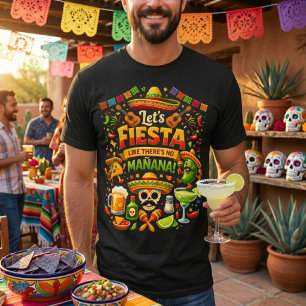 Camiseta Vamos Festejar Como Se Não Houvesse Amanhã Cinco D