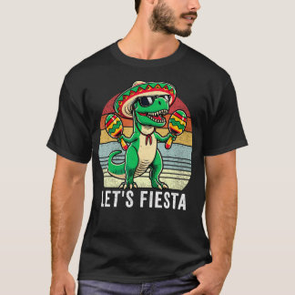 Camiseta Vamos Festejar Festa Mexicana 5 De Maio Dinossauro