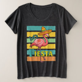 Camiseta Vamos Festejar Flamingo Cinco De Mayo