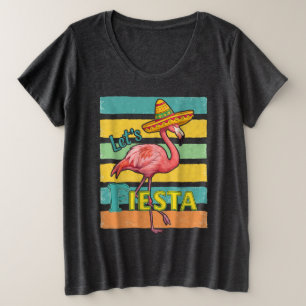 Camiseta Vamos Festejar Flamingo Cinco De Mayo