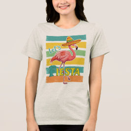 Camiseta Vamos Festejar Flamingo Cinco De Mayo