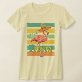 Camiseta Vamos Festejar Flamingo Cinco De Mayo