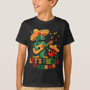 Camiseta Vamos festejar México festa taco violão cacto cinc