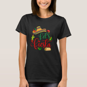 Camiseta Vamos Festejar o Cinco De Mayo Festa Mexicana Dive