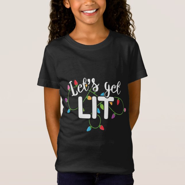 Camiseta Vamos Fica Engraçado Roupa De Natal Xma (Frente)