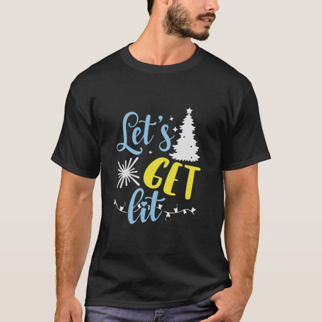 Camiseta Vamos fica Lit (Frente)