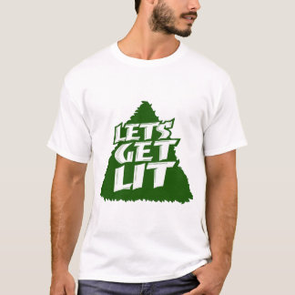 Camiseta "Vamos Ficar Bêbados" Festa Divertida da Árvore de