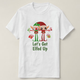 Camiseta Vamos Ficar Enterrados Com A Diversão De Natal Per