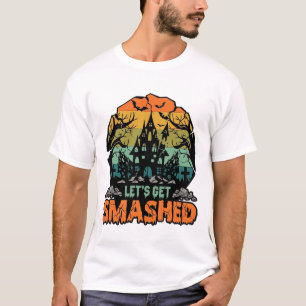 Camiseta Vamos Ficar Esmagados Halloween Casa Assombrada Su