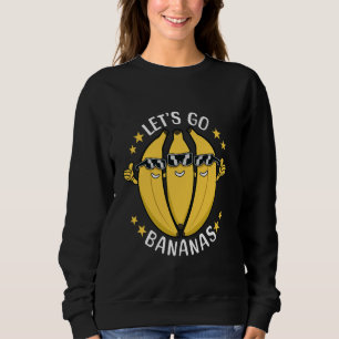 Camiseta Vamos Ficar Loucos Kawaii Banana Amarela Fruta Ban