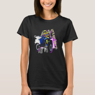 Camiseta Vamos Ficar Sujos Piloto de Motocross Offroad ATV