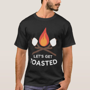 Camiseta Vamos Ficar Tostados Acampando