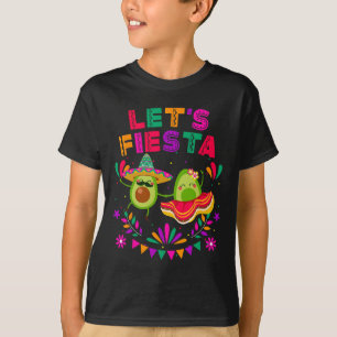 Camiseta Vamos Fiesta Avocado Dancing Cinco De Mayo Mexican